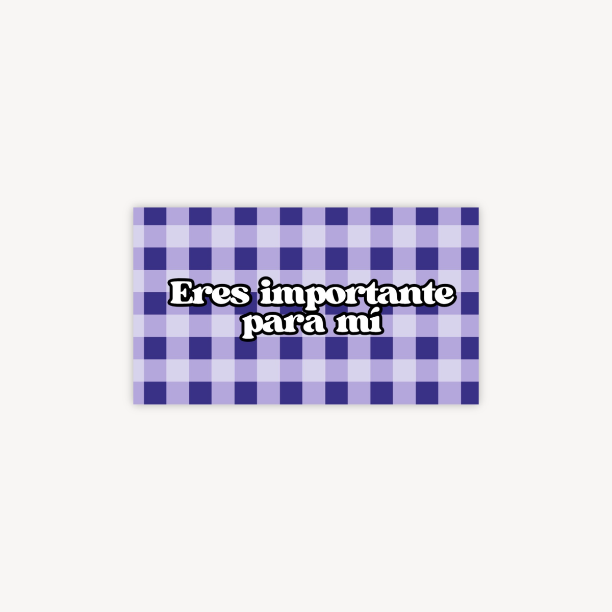 Eres Importante Mini Postcard