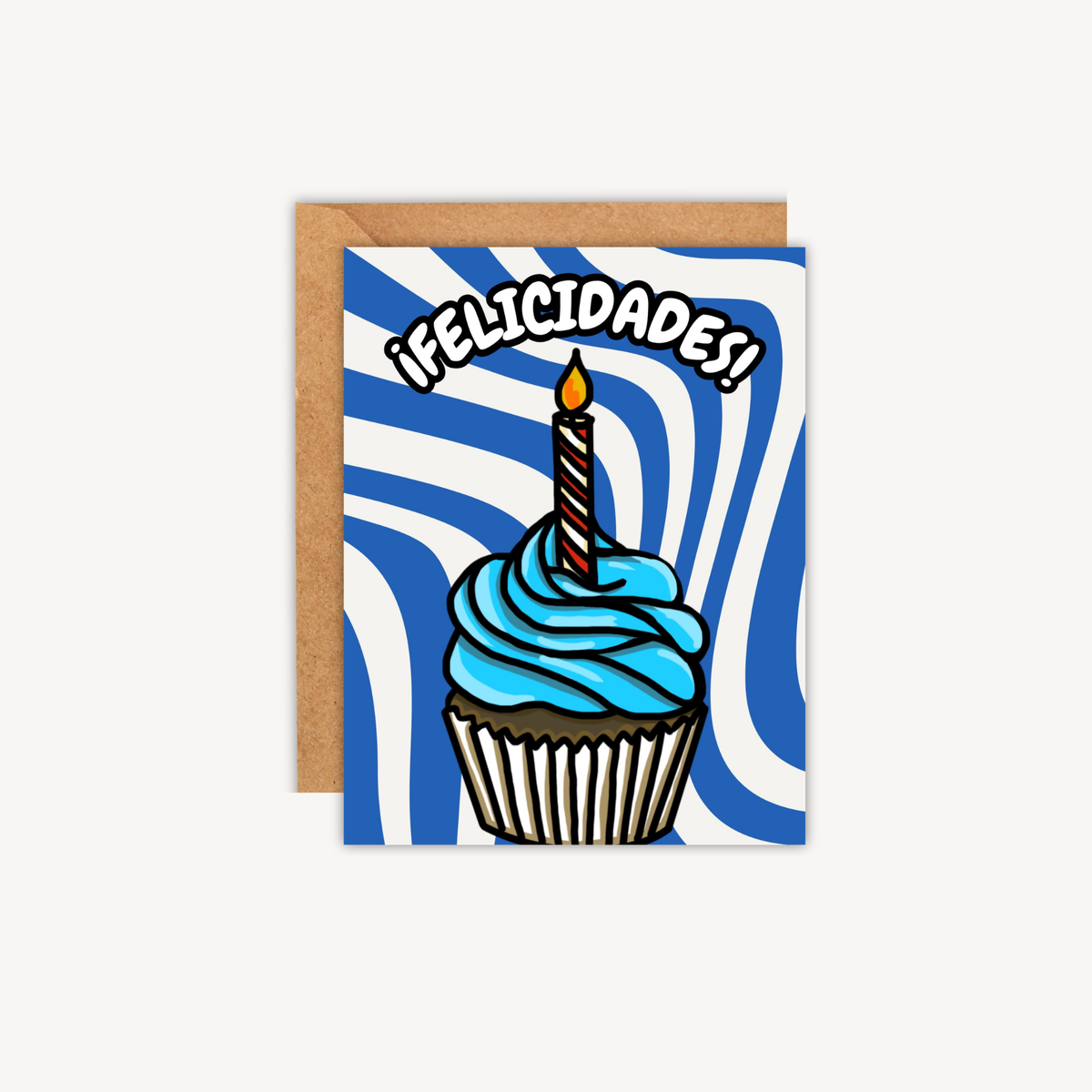 Felicidades Cupcake Greeting Card