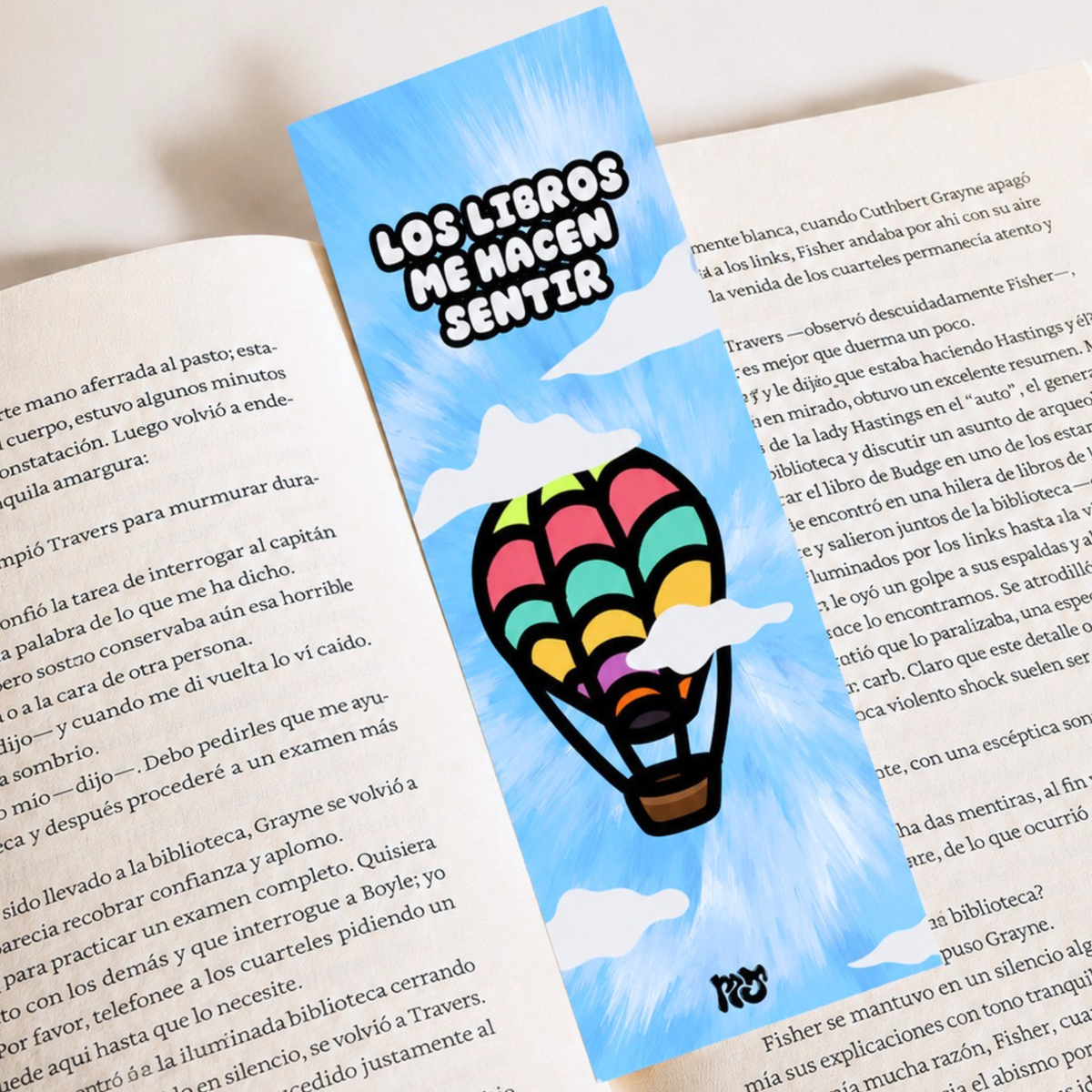 Los Libros Me Hacen Sentir Bookmark