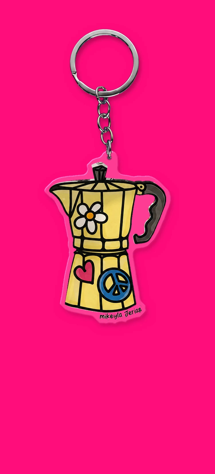 Greca Amarilla keychain